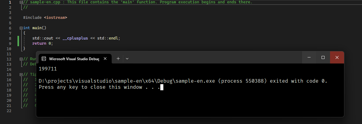 Show The C Version For Gcc Clang And Visual Studio Gari Tech